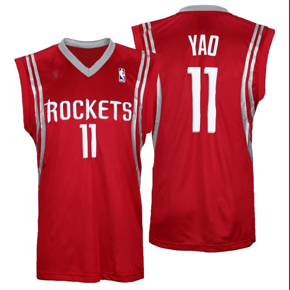 rockets yao ming jersey